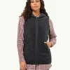 High Curl Long Vest W