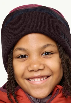 Stripy Knit Beanie K